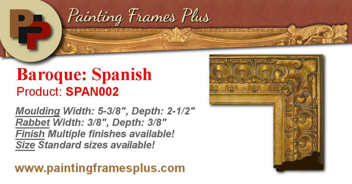 Baroque: Spanish Style Frame SPAN002