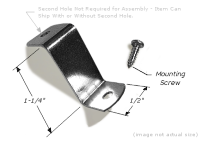Canvas Offset: 1-1/4", Corrosion Resistant Plated Steel OFFSET008 preview image